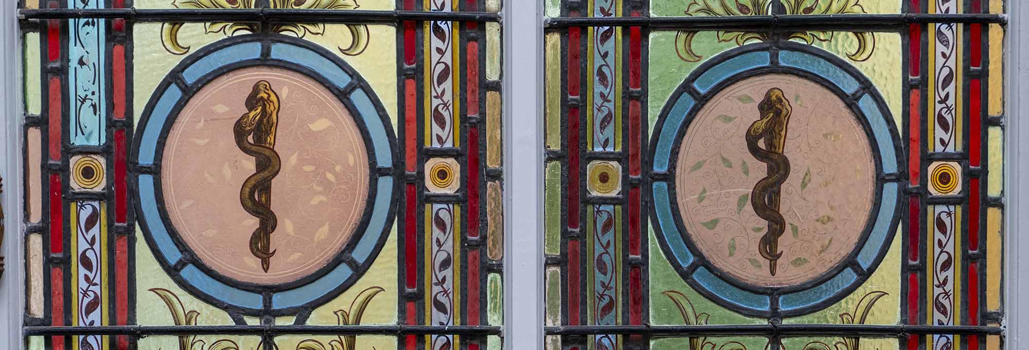 Stained glass windows of the Medical Society of London